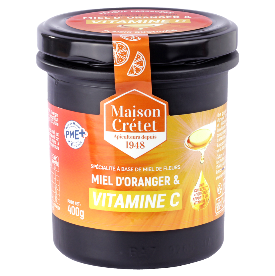Miel d'oranger et vitamine C - 400g