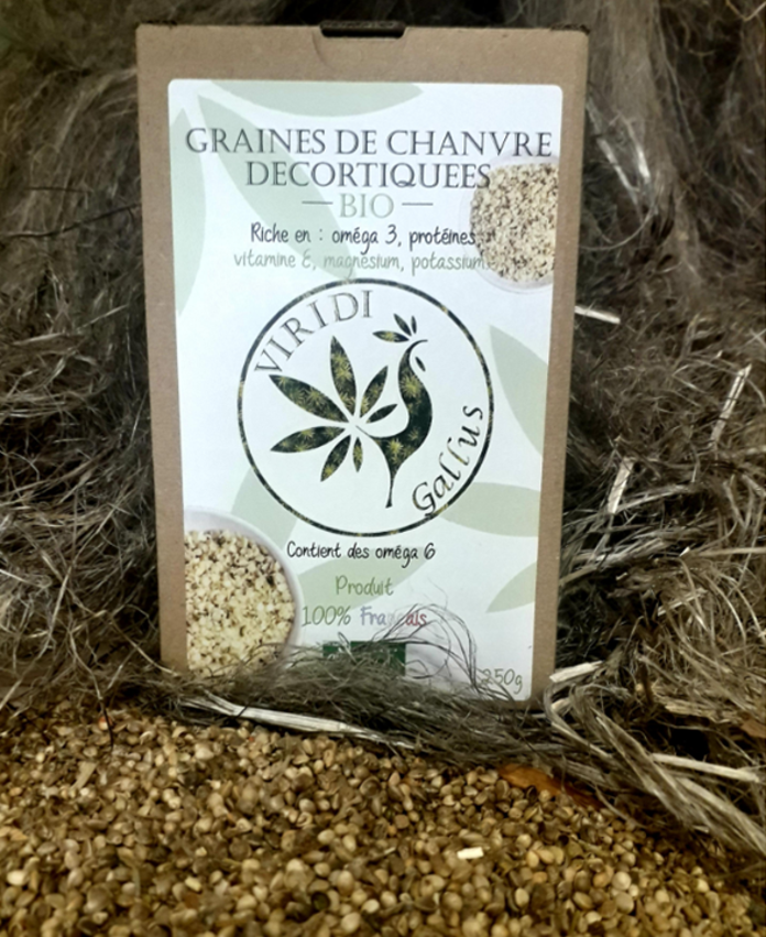 Organic hulled hemp seeds