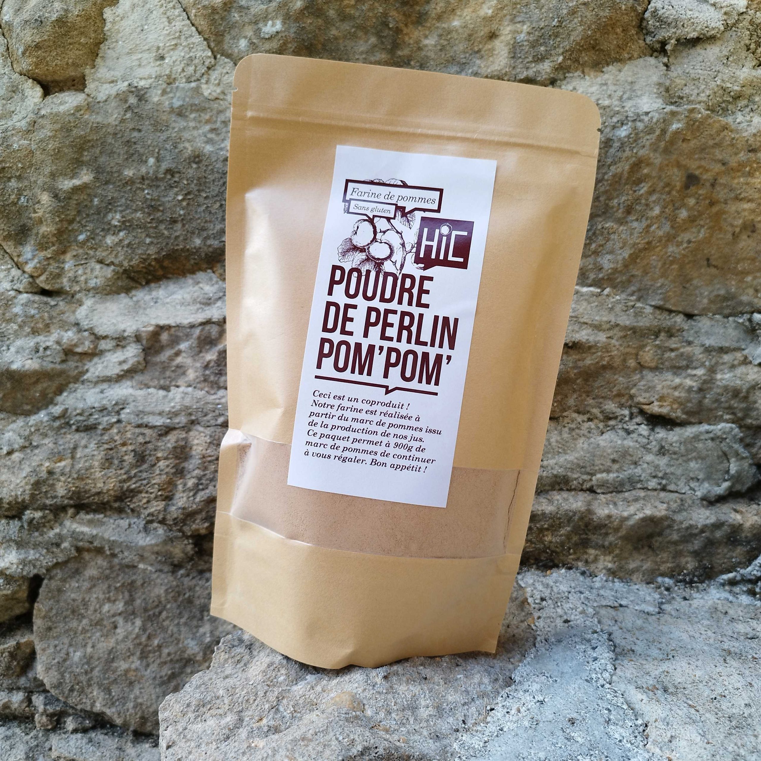 Perlim Pom'Pom powder - apple flour