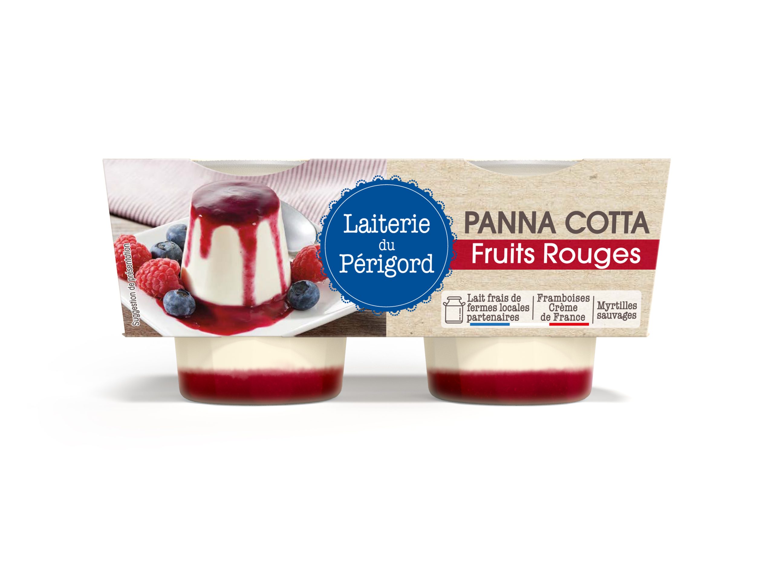 Panna Cotta aux fruits rouges