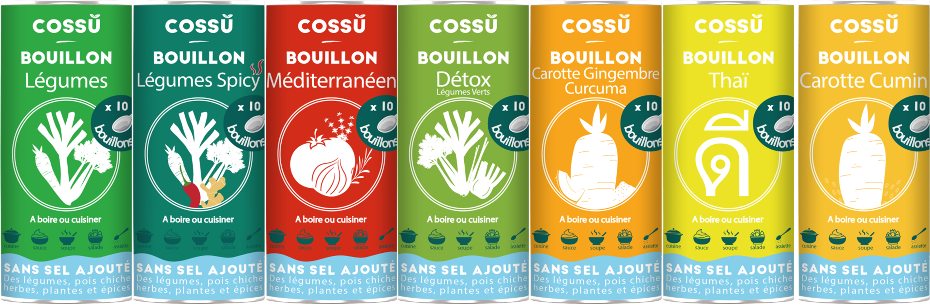 Bouillon de légumes déshydratés