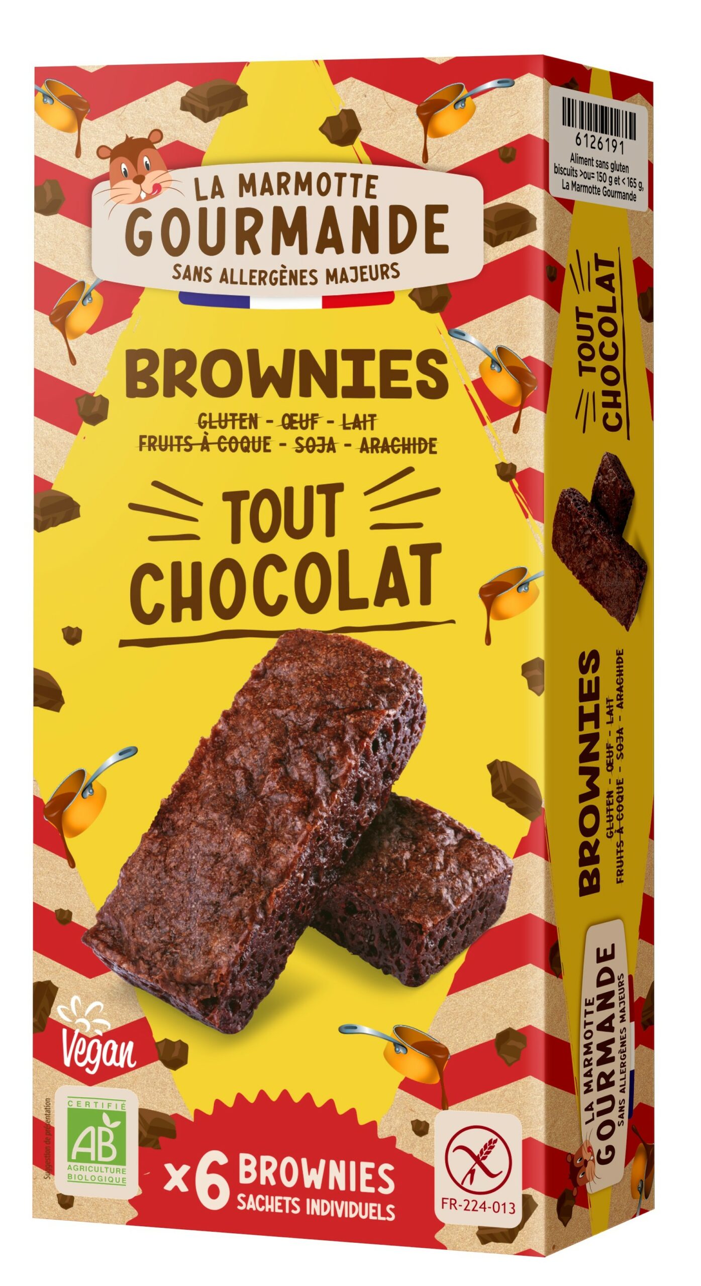 Brownies tout chocolat
