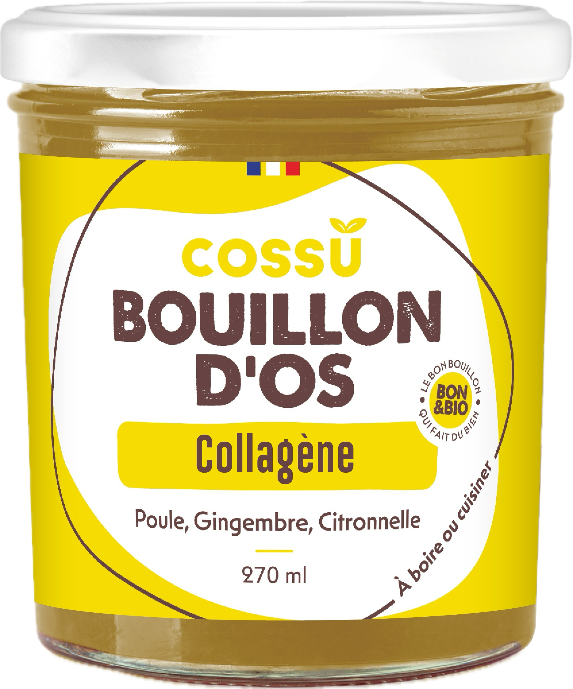 Bouillon d'os Collagène bio