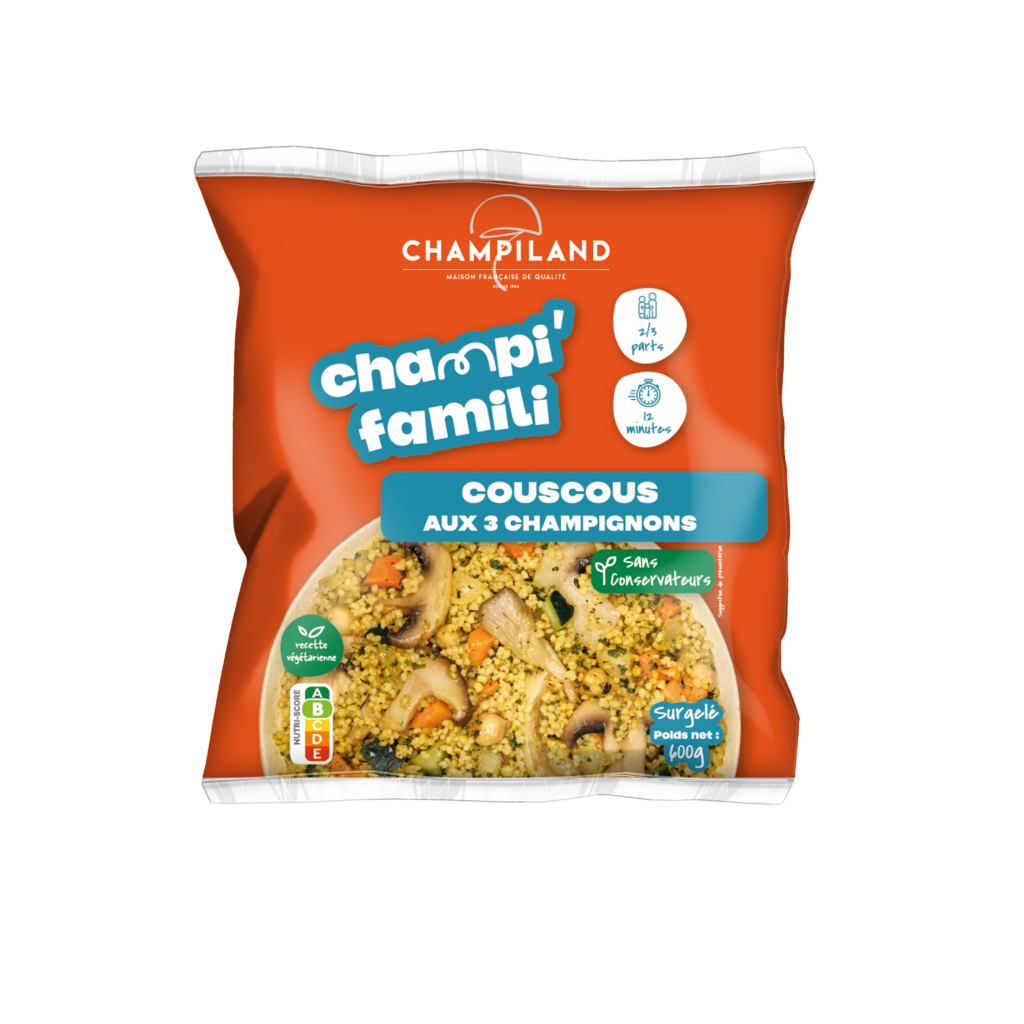 Couscous aux 3 champignons