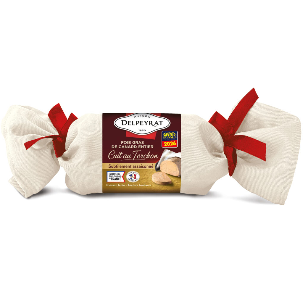 Foie gras de canard entier Cuit au Torchon Delpeyrat