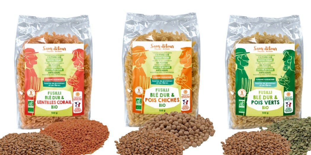 Pâtes fusilli bio gamme harmonie