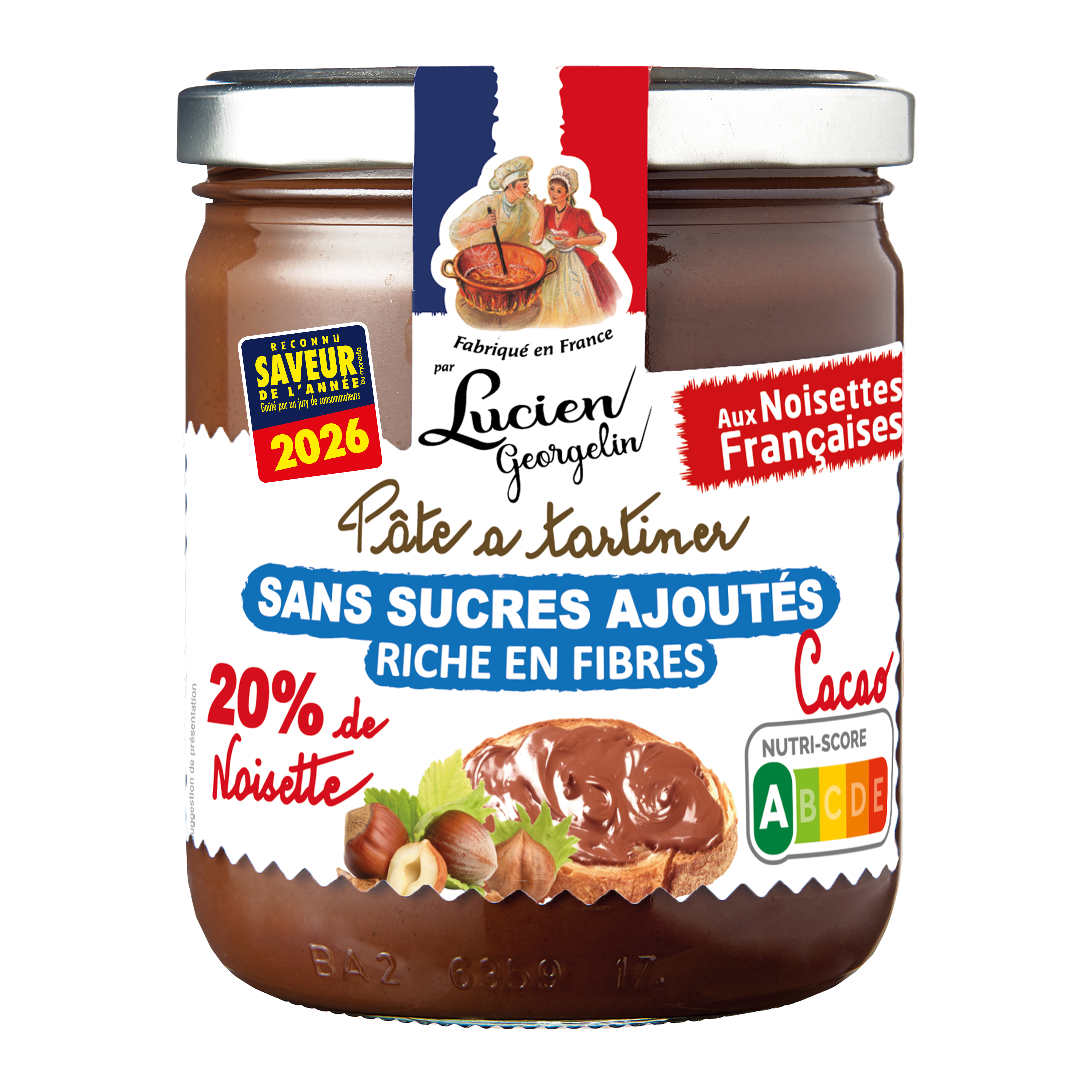 Pâte à Tartiner Sans Sucres Ajoutés
